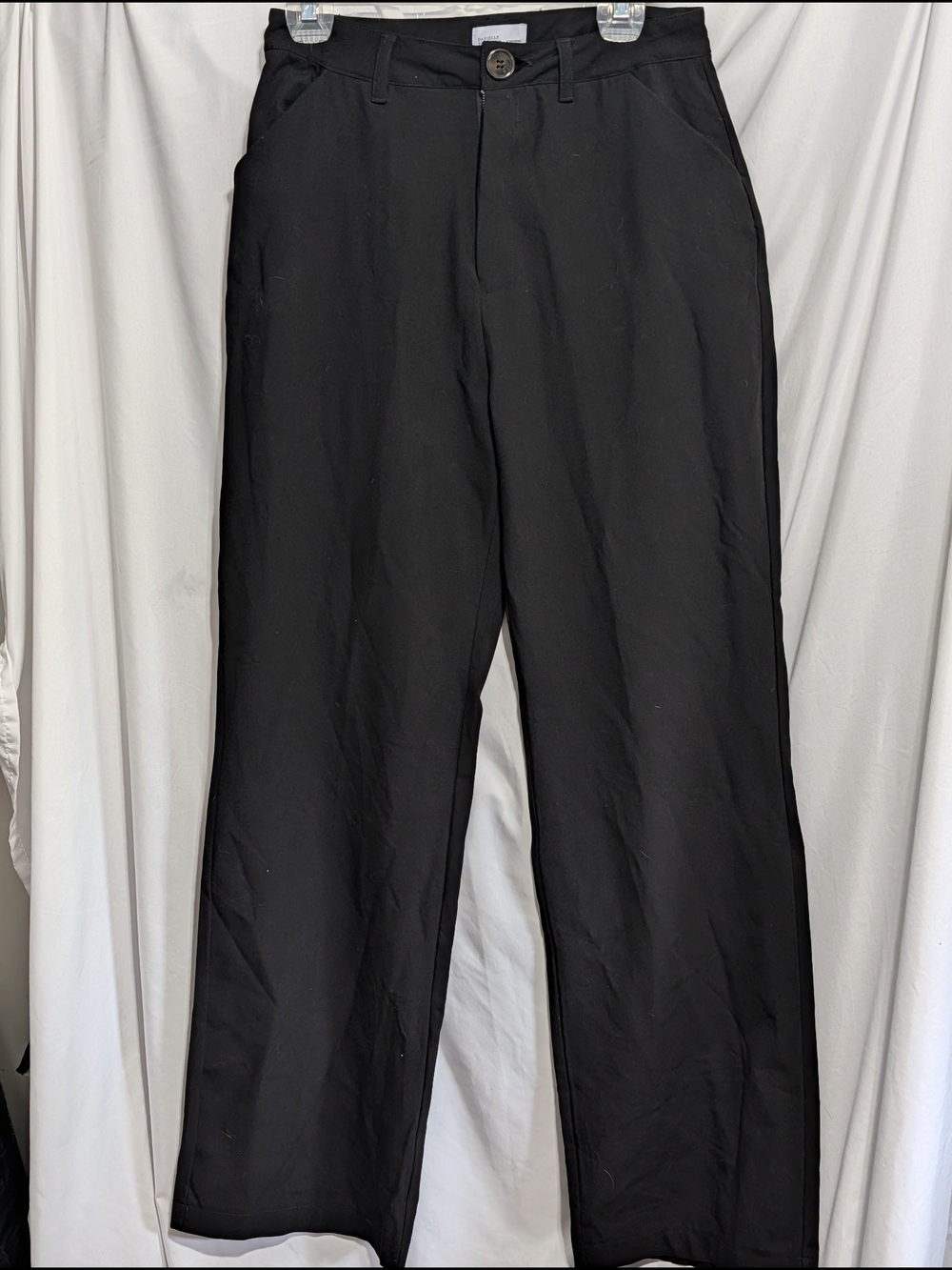 WeWoreWhat Black Straight Dress Trousers
